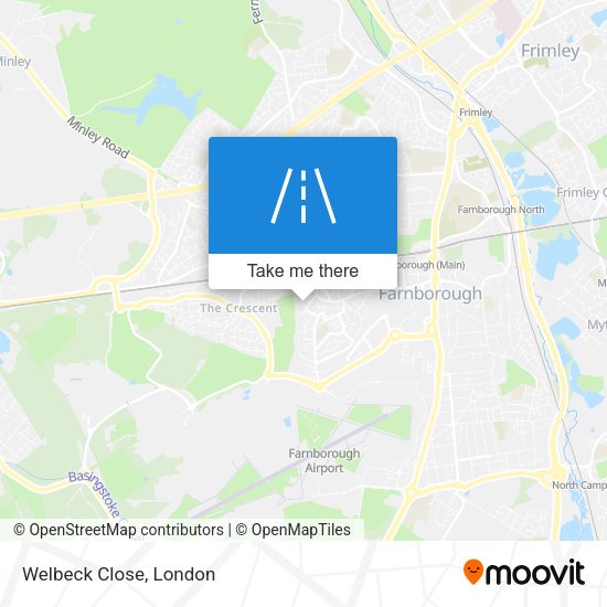 Welbeck Close map