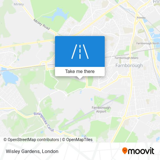 Wisley Gardens map