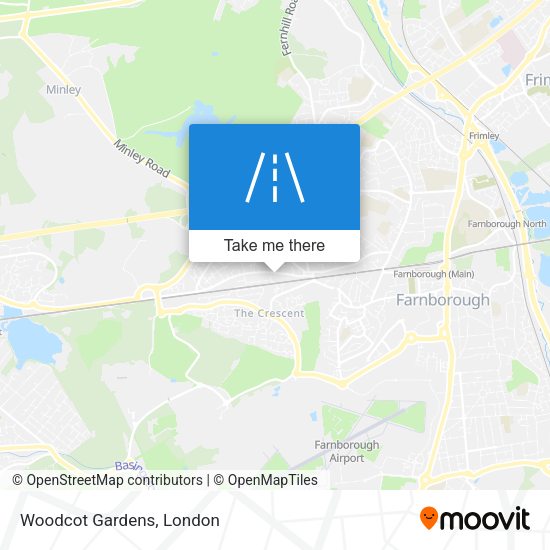 Woodcot Gardens map