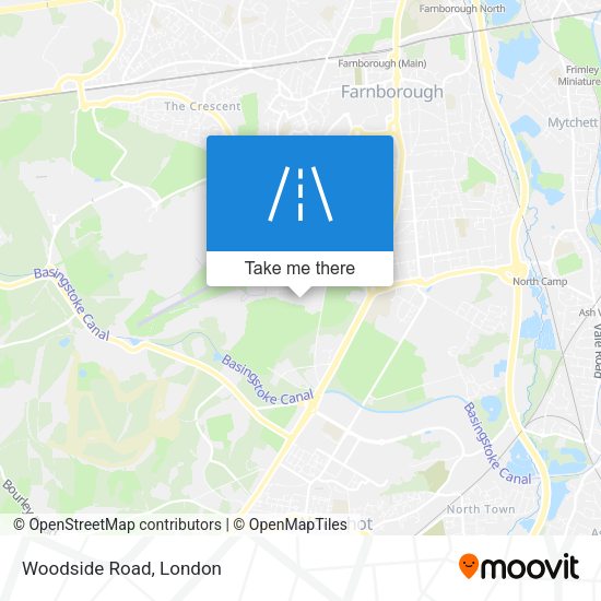 Woodside Road map