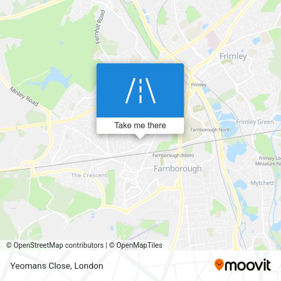 Yeomans Close map