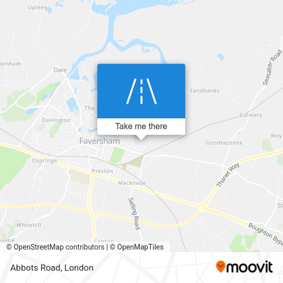 Abbots Road map