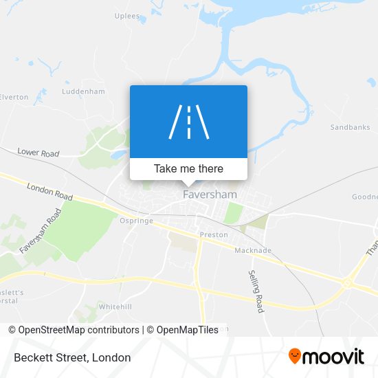 Beckett Street map