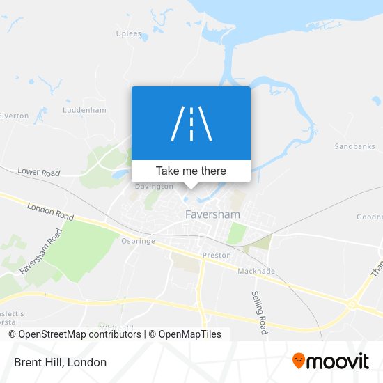 Brent Hill map