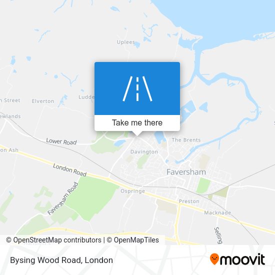 Bysing Wood Road map