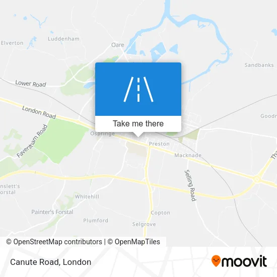 Canute Road map