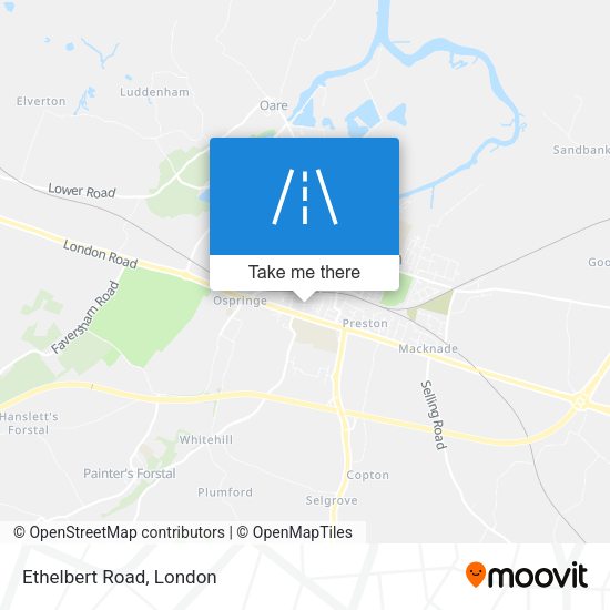 Ethelbert Road map