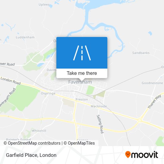 Garfield Place map