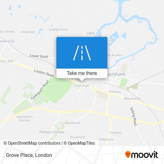 Grove Place map