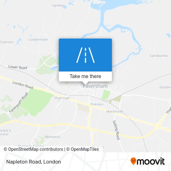 Napleton Road map