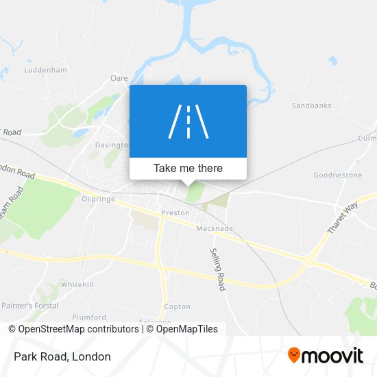 Park Road map
