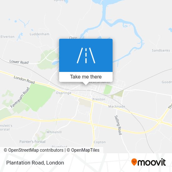 Plantation Road map