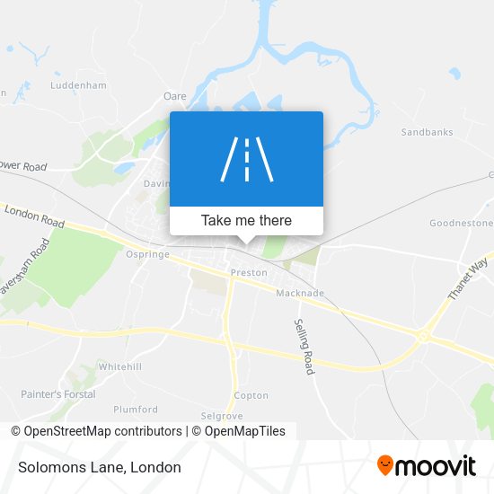 Solomons Lane map
