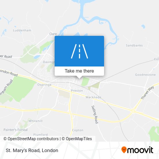 St. Mary's Road map
