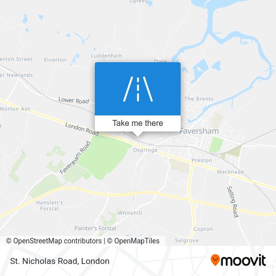 St. Nicholas Road map