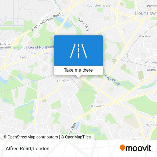 Alfred Road map