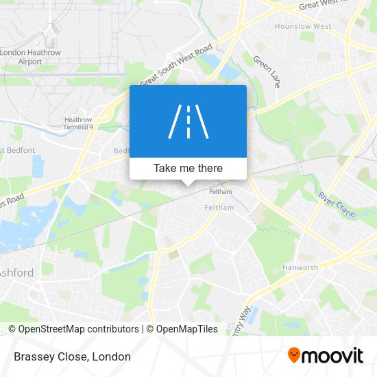 Brassey Close map