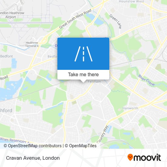 Cravan Avenue map