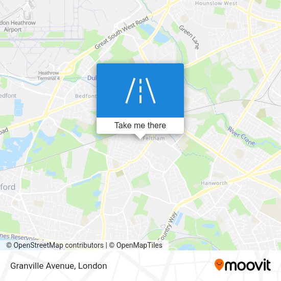 Granville Avenue map