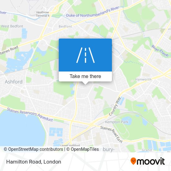 Hamilton Road map