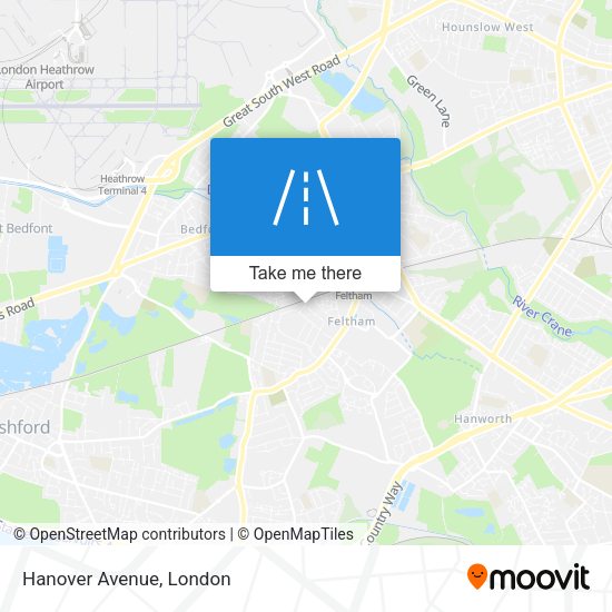 Hanover Avenue map