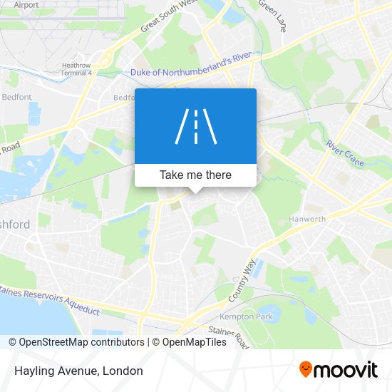 Hayling Avenue map