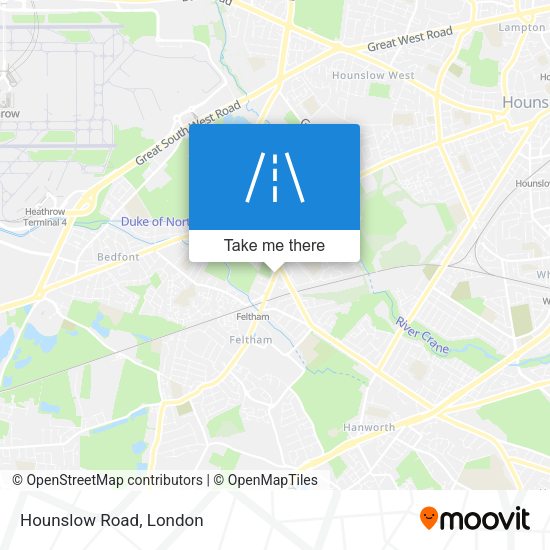 Hounslow Road map