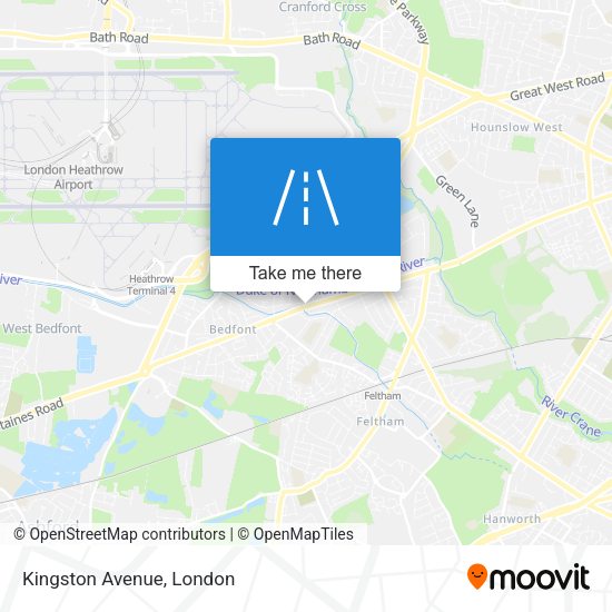 Kingston Avenue map