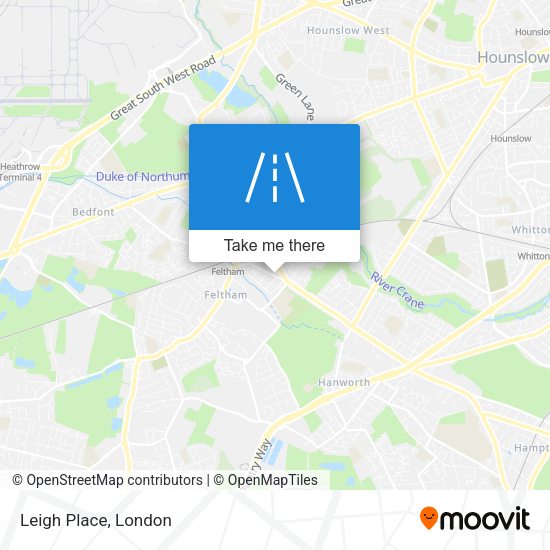 Leigh Place map