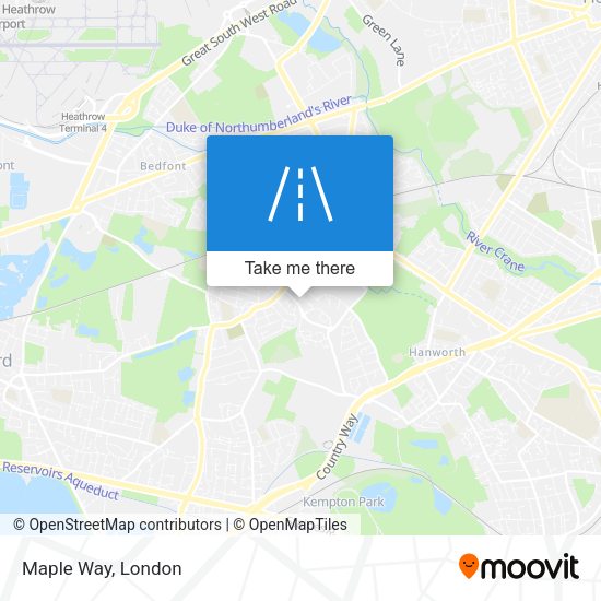 Maple Way map