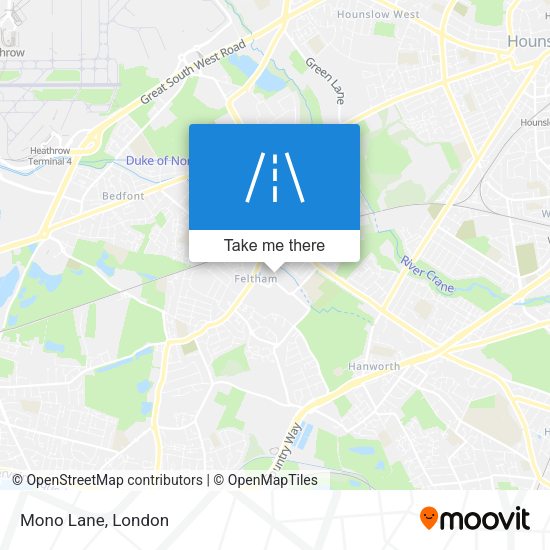 Mono Lane map