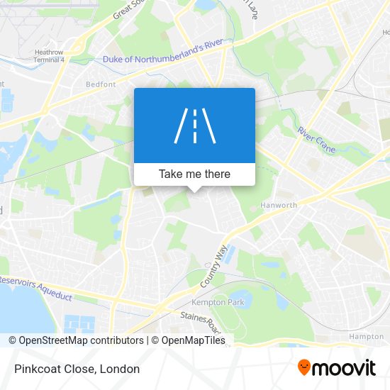 Pinkcoat Close map
