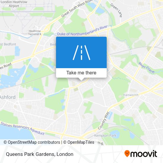 Queens Park Gardens map