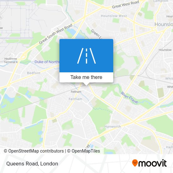 Queens Road map