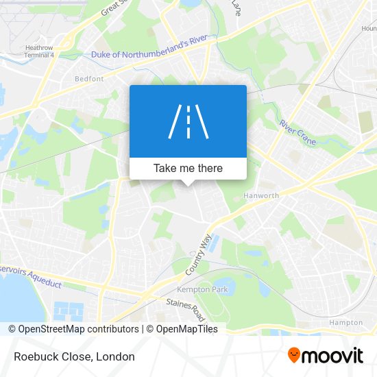 Roebuck Close map