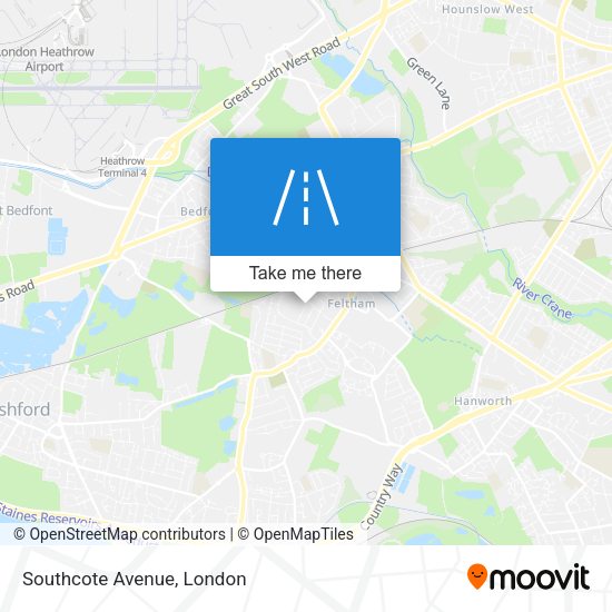 Southcote Avenue map