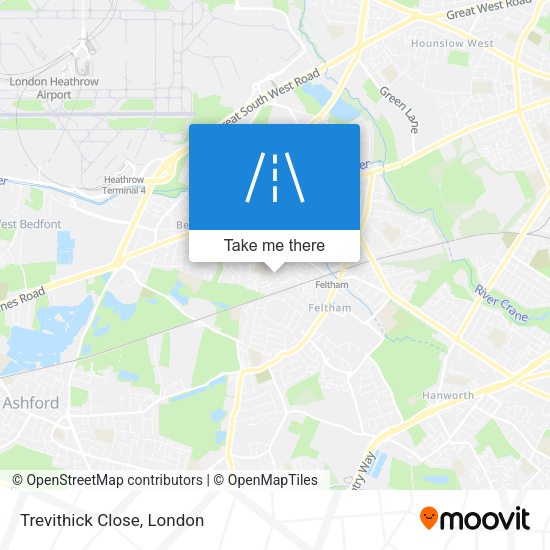 Trevithick Close map
