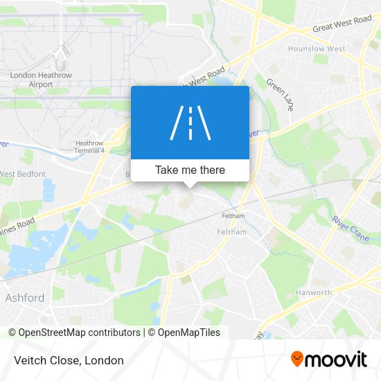 Veitch Close map