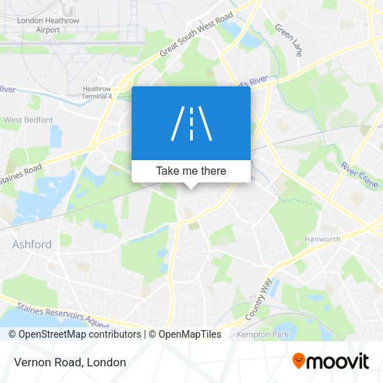 Vernon Road map
