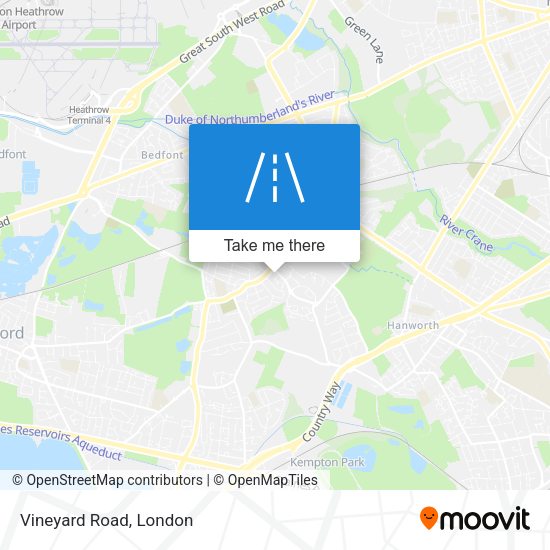 Vineyard Road map