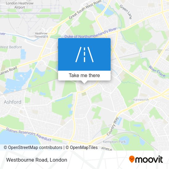 Westbourne Road map