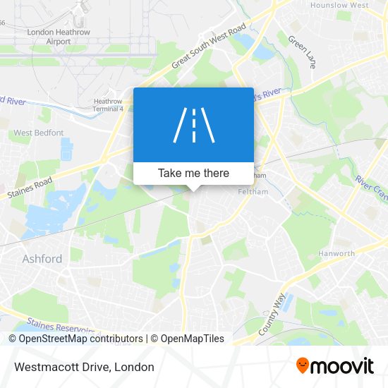 Westmacott Drive map