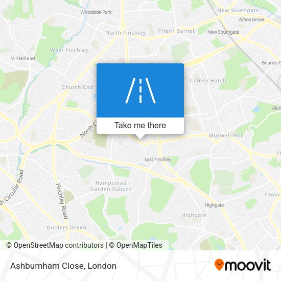 Ashburnham Close map