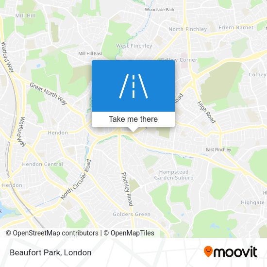 Beaufort Park map