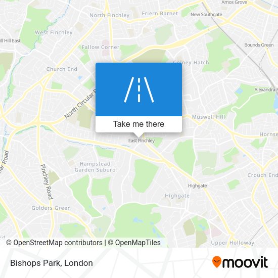Bishops Park map