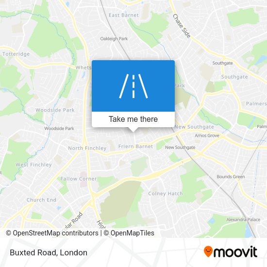 Buxted Road map