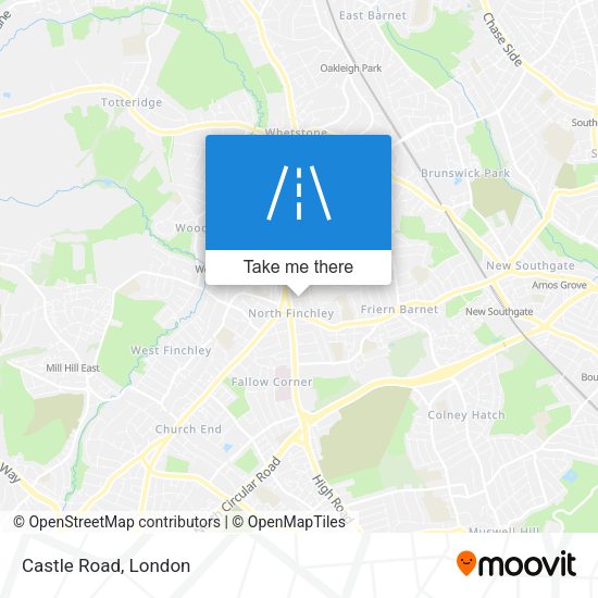 Castle Road map