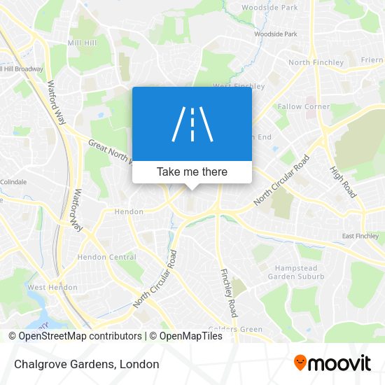 Chalgrove Gardens map