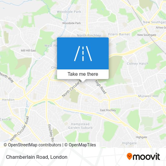 Chamberlain Road map
