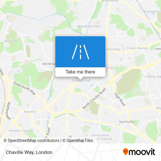 Chaville Way map